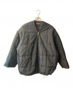 ORCIVALオーシバル）の古着「インサレーションVネックブルゾン」｜ブラック