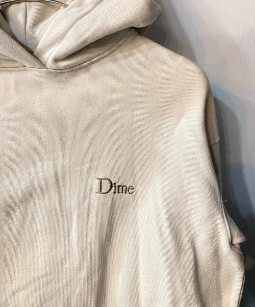 Dime（ダイム）Dime (ダイム) ワンポイントパーカー アイボリー サイズ:Mの古着・服飾アイテム