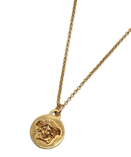 VERSACE（ヴェルサーチェ）VERSACE (ヴェルサーチェ) メデューサネックレス ゴールドの古着・服飾アイテム