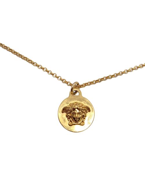 VERSACE（ヴェルサーチェ）VERSACE (ヴェルサーチェ) メデューサネックレス ゴールドの古着・服飾アイテム