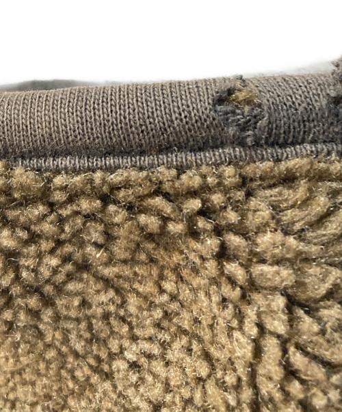 EVISU（エヴィス）EVISU (エヴィス) フリースジャケット刺繍ロゴビッグカモメ ブラウン サイズ:34の古着・服飾アイテム