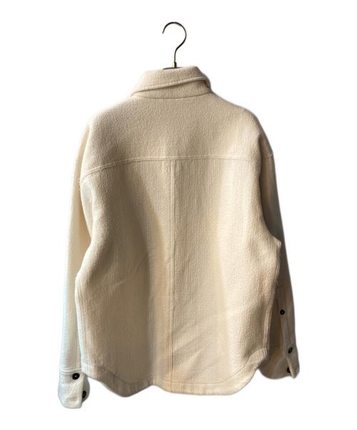 TODAYFUL（トゥデイフル）TODAYFUL (トゥデイフル) Heavy Wool Jacket ホワイト サイズ:36の古着・服飾アイテム