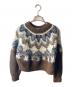 BEAUTY&YOUTH（ビューティーアンドユース）の古着「Sweater」｜ブラウン×ネイビー