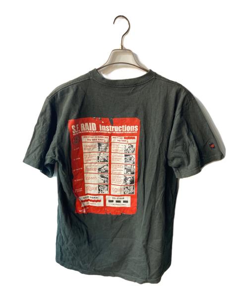 stussy（ステューシー）stussy (ステューシー) プリントTシャツ ブラック サイズ:Lの古着・服飾アイテム