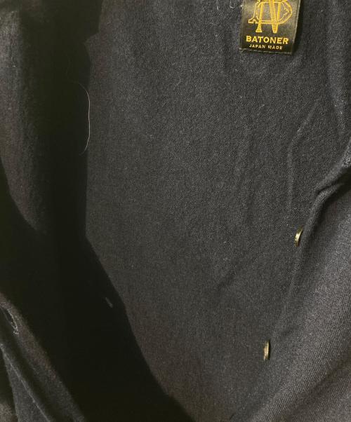 BATONER（バトナ―）BATONER (バトナ―) 丸首カーディガン ネイビー サイズ:1の古着・服飾アイテム