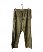 OAMCオーエーエムシー）の古着「Cropped Zip Pant」｜カーキ