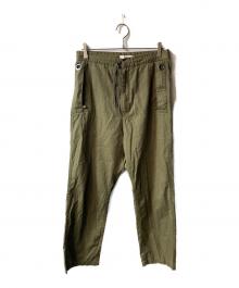 OAMC（オーエーエムシー）の古着「Cropped Zip Pant」｜カーキ