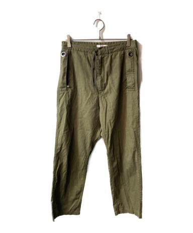 中古・古着通販】OAMC (オーエーエムシー) Cropped Zip Pant カーキ