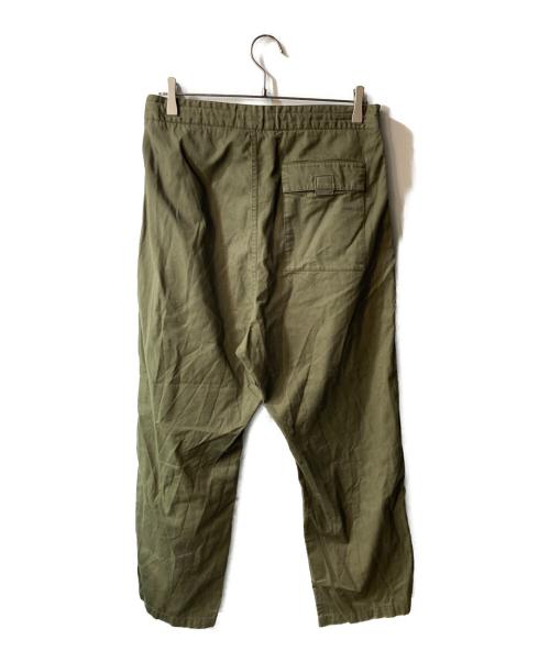 OAMC（オーエーエムシー）OAMC (オーエーエムシー) Cropped Zip Pant カーキ サイズ:Sの古着・服飾アイテム