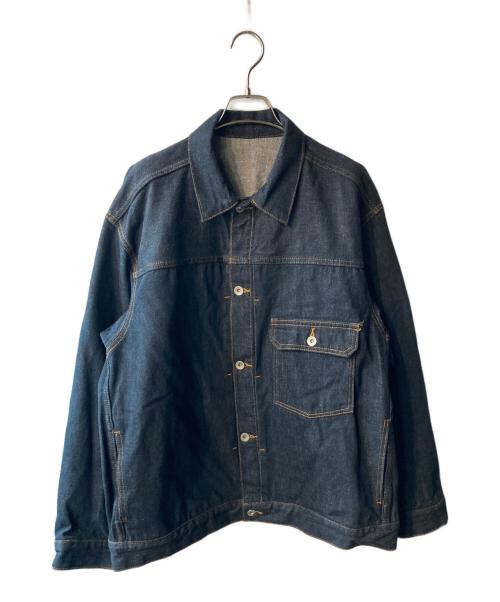 Adam et Rope HOMME（アダムエロペ オム）ADAM ET ROPÉ HOMME (アダムエロペ オム) 【コットンUSA】オーバーサイズ デニムジャケット インディゴ サイズ:XLの古着・服飾アイテム