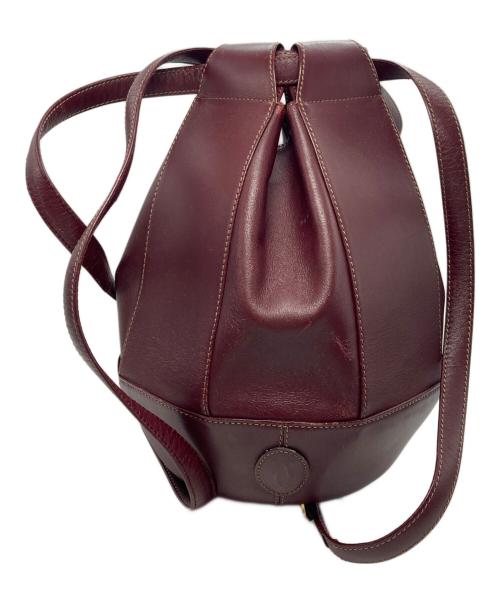 must de cartier（マストドゥカルティエ）must de cartier (マストドゥカルティエ) バッグ ボルドーの古着・服飾アイテム