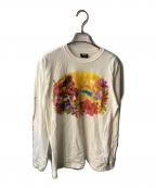 stussyステューシー）の古着「Hellshire Pigment Dyed」｜ホワイト