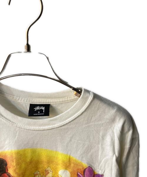 stussy（ステューシー）stussy (ステューシー) Hellshire Pigment Dyed ホワイト サイズ:Sの古着・服飾アイテム