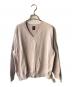 BATONER（バトナ―）の古着「Aging Cotton V-Neck」｜パープル