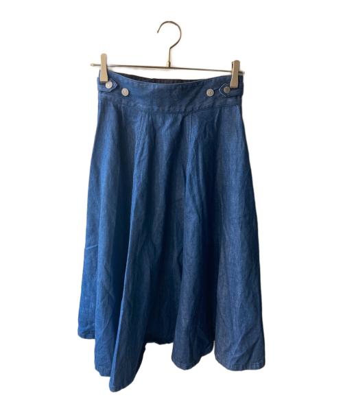 SINME（シンメ）SINME (シンメ) IENA (イエナ) 別注デニムスカート インディゴ サイズ:27の古着・服飾アイテム