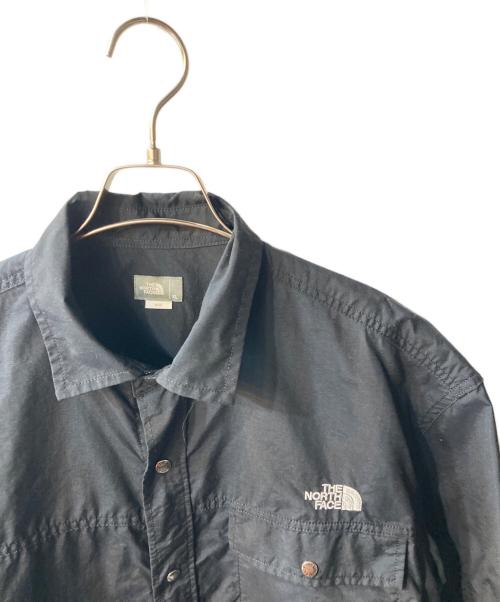 THE NORTH FACE（ザ ノース フェイス）THE NORTH FACE (ザ ノース フェイス) S/S Nuptse Shirt ブラック サイズ:XLの古着・服飾アイテム