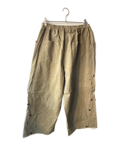 0-cho-rui-lab（オーレイチョウルイラボ）0-cho-rui-lab (オーレイチョウルイラボ) ワイドパンツ ブラウン サイズ:Ｍの古着・服飾アイテム