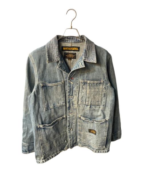 NEIGHBORHOOD（ネイバーフッド）NEIGHBORHOOD (ネイバーフッド) SAVAGE COVERALL/C-JKT インディゴ サイズ:Ｍの古着・服飾アイテム