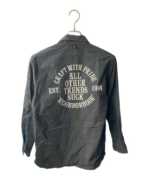 NEIGHBORHOOD（ネイバーフッド）NEIGHBORHOOD (ネイバーフッド) CLASSIC WORK/C-SHIRT.LS ブラック サイズ:Ｍの古着・服飾アイテム