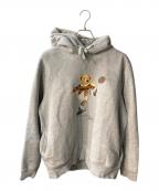 POLO RALPH LAURENポロ・ラルフローレン）の古着「ポロベアプリントパーカー」｜グレー