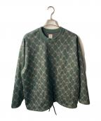 South2 West8サウスツー ウエストエイト）の古着「ストリングクルーネックシャツ」｜グリーン