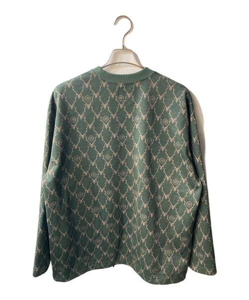 South2 West8（サウスツー ウエストエイト）South2 West8 (サウスツー ウエストエイト) ストリングクルーネックシャツ グリーン サイズ:Lの古着・服飾アイテム