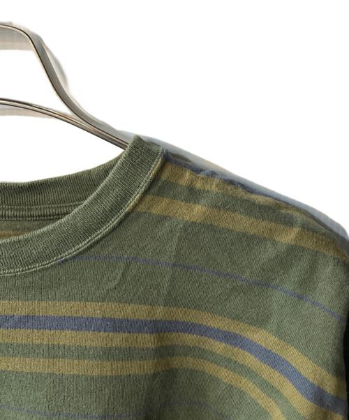 WTAPS（ダブルタップス）WTAPS (ダブルタップス) マルチボーダーカットソー グリーン サイズ:03の古着・服飾アイテム