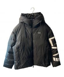 EA7（イーエーセブン）の古着「パデッドジャケット」｜ブラック