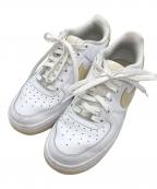 NIKEナイキ）の古着「AIR FORCE 1 GS」｜ホワイト×ベージュ