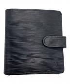 LOUIS VUITTONルイ ヴィトン）の古着「エピ ポルト ビエ コンパクト」｜ブラック