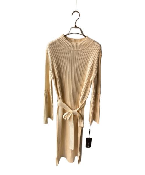 Sov.（ソブ）Sov. (ソブ) ニットワンピース アイボリー サイズ:Ｍ 未使用品の古着・服飾アイテム