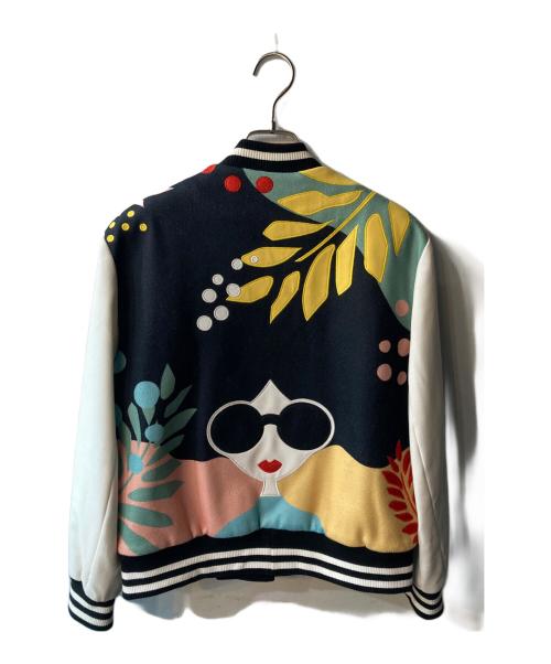 alice+olivia（アリスアンドオリビア）alice+olivia (アリスアンドオリビア) スタジャン ブラック サイズ:XSの古着・服飾アイテム