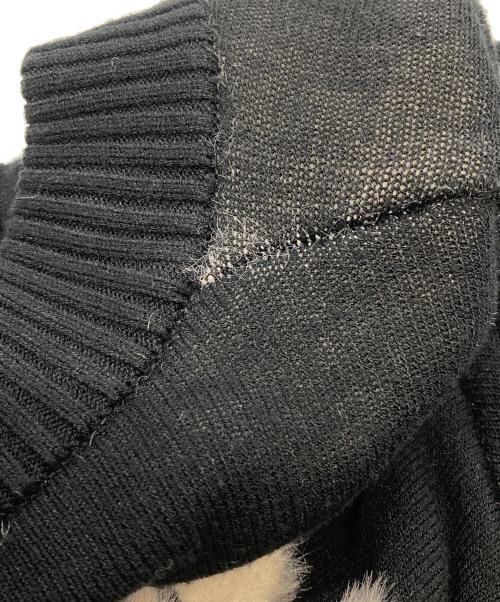 DOUBLE STANDARD CLOTHING（ダブルスタンダードクロージング）DOUBLE STANDARD CLOTHING (ダブルスタンダードクロージング) シャギーモール ベアニット ブラック サイズ:FREEの古着・服飾アイテム