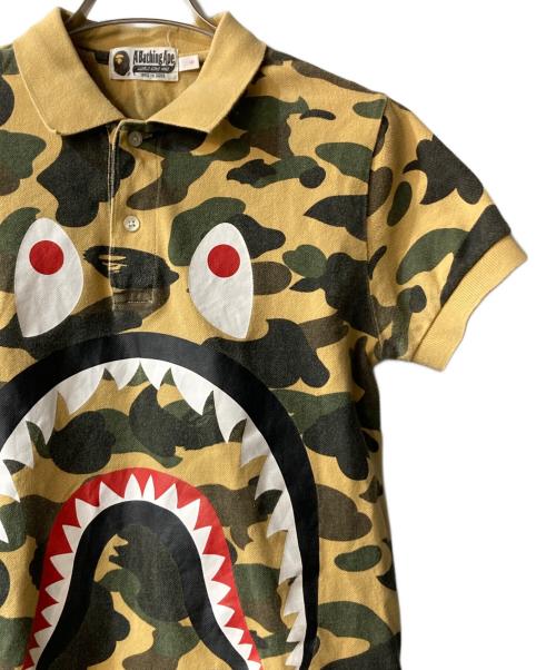 A BATHING APE（アベイシングエイプ）A BATHING APE (アベイシングエイプ) ポロシャツ ベージュ サイズ:Sの古着・服飾アイテム