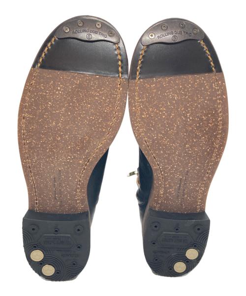 ROLLING DUB TRIO（ローリングダブトリオ）ROLLING DUB TRIO (ローリングダブトリオ) CASPER Gray Guidi Calf ブラック サイズ:26㎝の古着・服飾アイテム