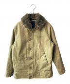 stussyステューシー）の古着「N-1デッキジャケット」｜カーキ