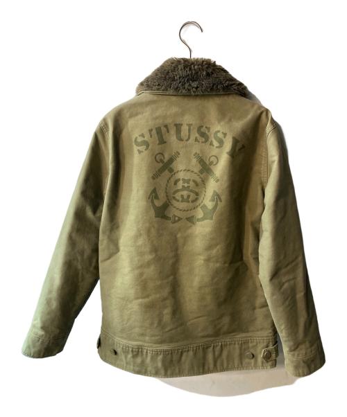 stussy（ステューシー）stussy (ステューシー) N-1デッキジャケット カーキ サイズ:Ｍの古着・服飾アイテム