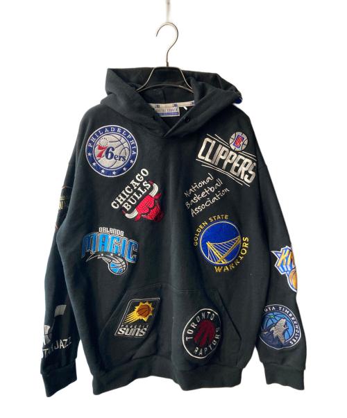 Off The Court by NBA（オフ・ザ・コート バイ NBA）OFF THE COURT by NBA JOURNAL STANDARD relume (ジャーナルスタンダード レリューム) 別注 20 Teams Logo Hoodie Sweat ブラック サイズ:XLの古着・服飾アイテム