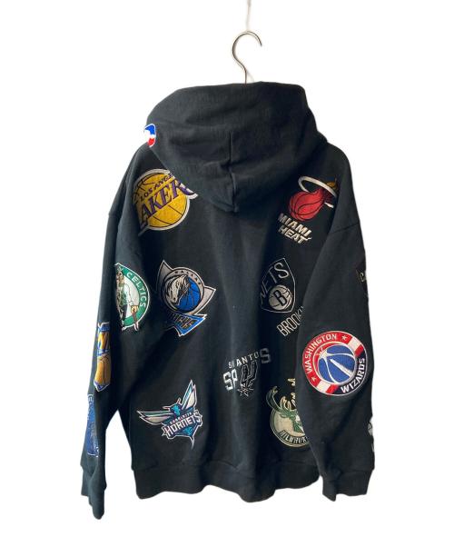 Off The Court by NBA（オフ・ザ・コート バイ NBA）OFF THE COURT by NBA JOURNAL STANDARD relume (ジャーナルスタンダード レリューム) 別注 20 Teams Logo Hoodie Sweat ブラック サイズ:XLの古着・服飾アイテム