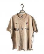 NIKE×Fear Of Godナイキ×フィア・オブ・ゴッド）の古着「Tシャツ」｜ベージュ