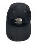 THE NORTH FACE (ザ ノース フェイス) Supreme (シュプリーム) キャップ ブラック：13000円