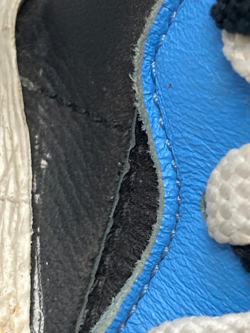 NIKE（ナイキ）NIKE (ナイキ) スニーカー ホワイト×ブルー サイズ:24.5㎝の古着・服飾アイテム