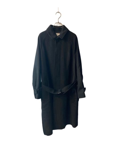 URBAN RESEARCH DOORS（アーバンリサーチドアーズ）URBAN RESEARCH DOORS (アーバンリサーチドアーズ) ステンカラーコート ブラック サイズ:Lの古着・服飾アイテム