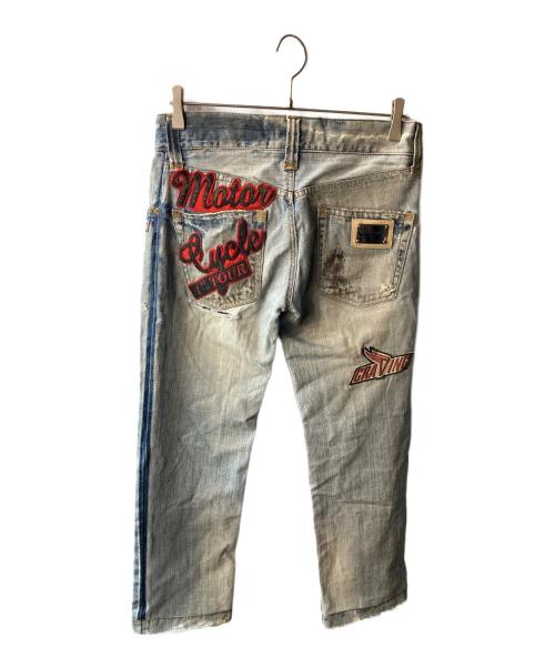 DOLCE & GABBANA（ドルチェ＆ガッバーナ）DOLCE & GABBANA (ドルチェ＆ガッバーナ) デニムパンツ インディゴ サイズ:44の古着・服飾アイテム