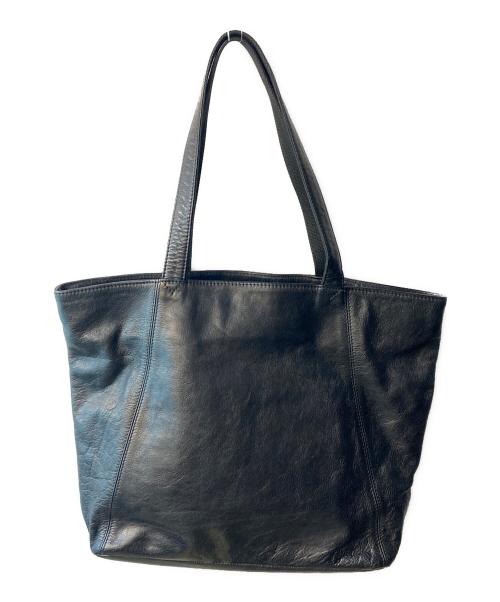 COMPLETE WORKS（コンプリートワークス）COMPLETE WORKS (コンプリートワークス) レザートートバッグ ブラックの古着・服飾アイテム