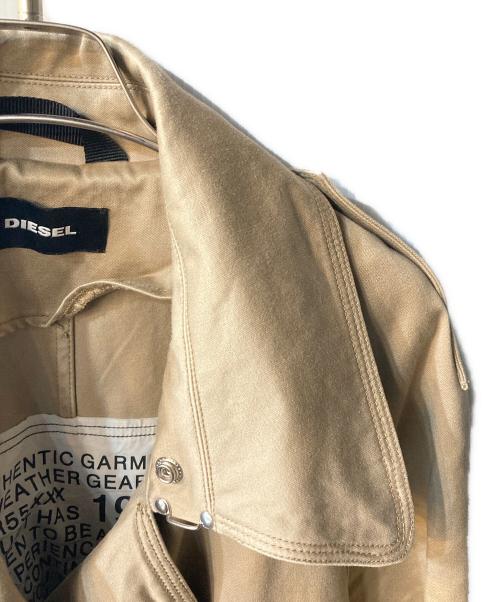 DIESEL（ディーゼル）DIESEL (ディーゼル) トレンチコート ベージュ サイズ:XSの古着・服飾アイテム