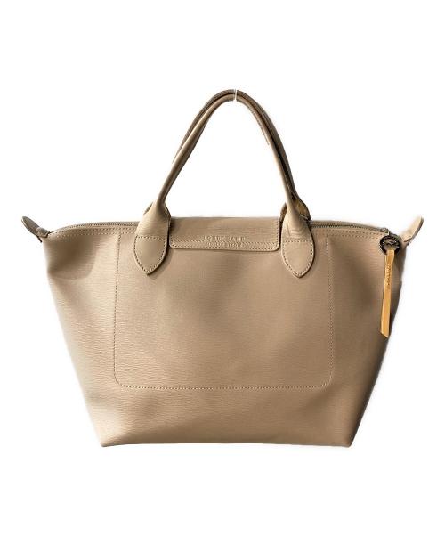 LONGCHAMP（ロンシャン）LONGCHAMP (ロンシャン) ルプリアージュシティLトートバッグ ベージュの古着・服飾アイテム