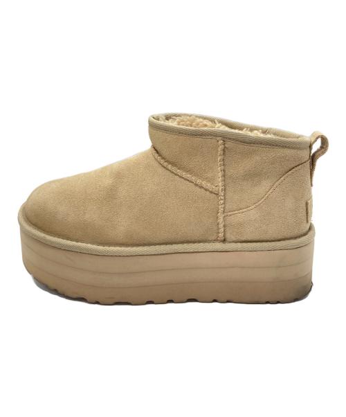 UGG（アグ）UGG (アグ) Classic Ultra Mini Platform ベージュ サイズ:26㎝の古着・服飾アイテム
