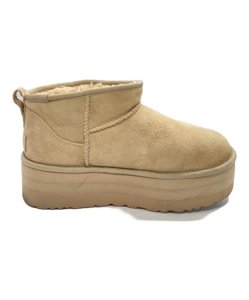 UGG（アグ）UGG (アグ) Classic Ultra Mini Platform ベージュ サイズ:26㎝の古着・服飾アイテム
