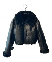 Snidel（スナイデル）の古着「バリエボンバージャケット」｜ブラック